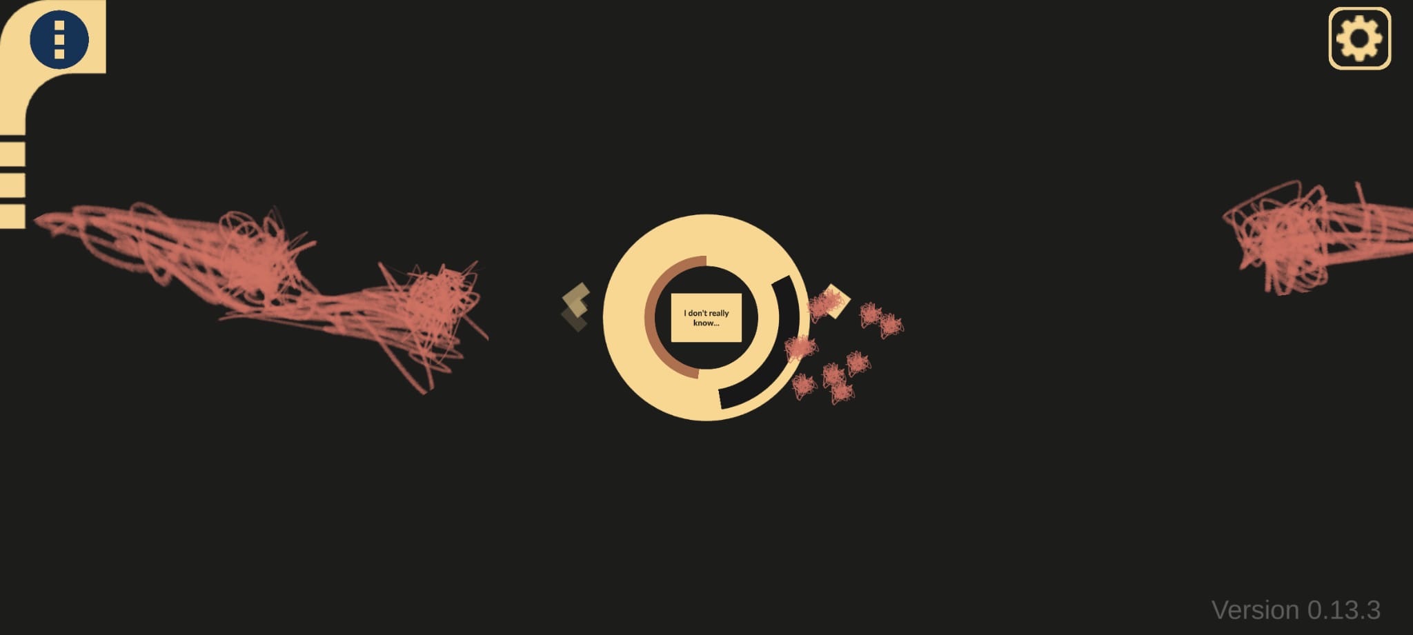 Screenshot from 'The Ilios Experiment': A selected response option is defended against approaching attacks.